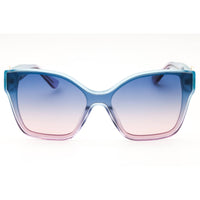 DIFF GLINDA UPLAND BUTTERFLY DE01-0865 Women's Pastel Blue/Lavender Cat Eye Sunglasses ,