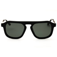 DIFF SIMS DE01-0920 Women's Black Acetate Rectangular Shape Full Rim Frame Sunglasses ,