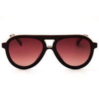 DIFF TOSCA III DE01-0765 Women's Rugby Red Acetate Oval Shape Full Rim Sunglasses ,