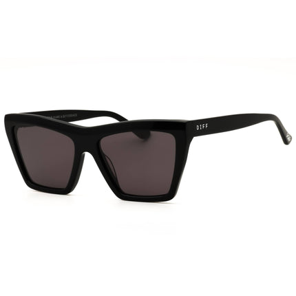 DIFF VIVI DE01-0778 Women's Black Acetate Cat Eye Shape Full Rim Frame Sunglasses ,