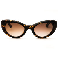 DIFF ZARIA DE01-0889-ET Women's Espresso Tortoise Acetate Full Rim Cat Eye Sunglasses ,