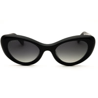 DIFF ZARIA DE01-0889-BK Women's Black Acetate Cat Eye Shape Full Rim Frame Sunglasses ,