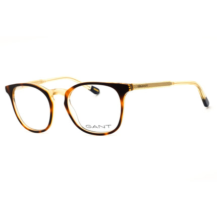 Gant GA3164 055 Men's Coloured Havana Acetate Round Shape Full Rim Frame Eyeglasses ,