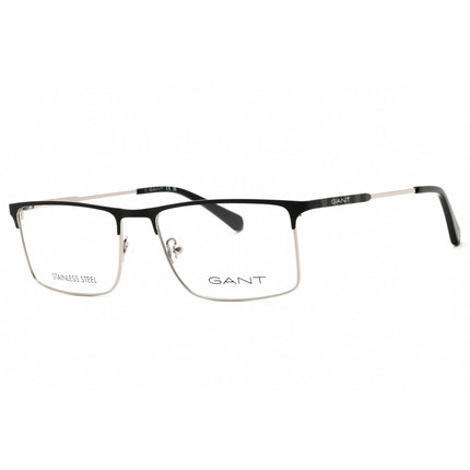 Gant GA3263 005 Men's Black Metal Rectangular Shape Full Rim Frame Eyeglasses ,