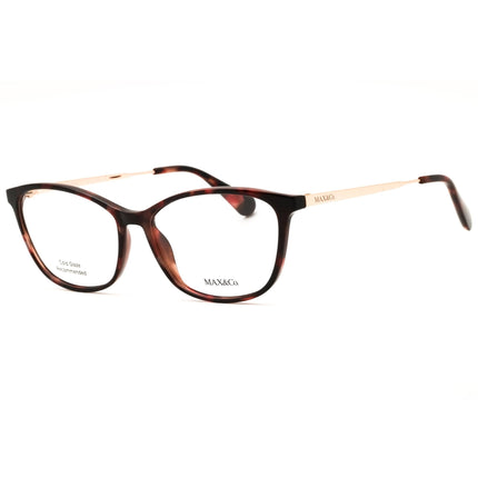 Max & Co Women's Coloured Havana Full Rim Oval Shape Frame Eyeglasses - MO5083 055 ,