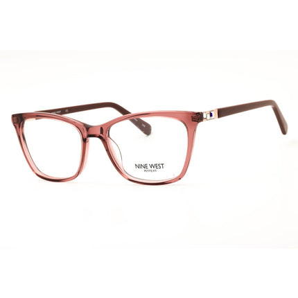 Nine West Women's Crystal Rose Acetate Full Rim Rectangular Eyeglasses - NW5191 601 ,