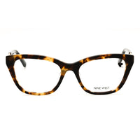 Nine West Women's New York Tortoise Acetate Full Rim Cat Eye Eyeglasses - NW5238 281 ,