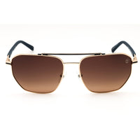 Timberland Men's Gold Metal Full Rim Aviator Shape Frame Sunglasses - TB00038 32H ,