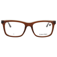 Calvin Klein CK24542 280 Men's Light Brown/Crystal Square Full Rim Eyeglasses, 54mm ,