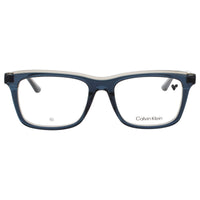 Calvin Klein CK24542 434 Men's Petrol/Smoke Square Shape Full Rim Frame Eyeglasses ,