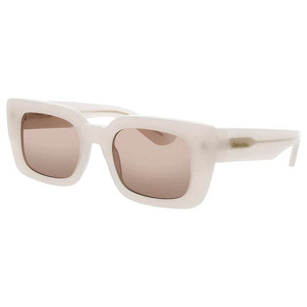 Calvin Klein Men's Chalk Acetate Full Rim Square Frame Sunglasses - CK24512S 109 ,