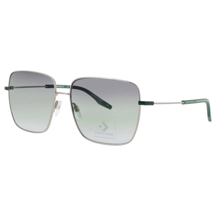 Converse Men's Silver/Admiral Elm Metal Full Rim Square Frame Sunglasses - CV109S 045 ,