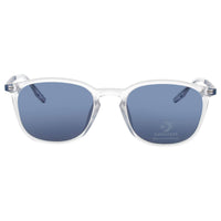 Converse Men's Crystal Clear Acetate Full Rim Rectangular Sunglasses - CV802S 970 ,