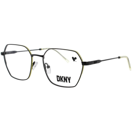 DKNY DK1033 N 001 Men's Matte Black Geometric Shape Full Rim Frame Eyeglasses ,