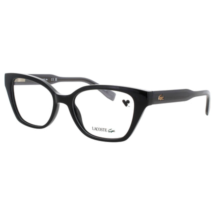 Lacoste L2983 N 001 Men's Black Cat Eye Shape Full Rim Frame Eyeglasses ,
