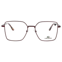 Lacoste L2316 505 Men's Aubergine Geometric Full Rim Frame Eyeglasses ,
