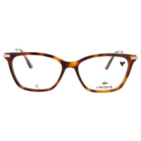 Lacoste Men's Havana Acetate Full Rim Cat Eye Shape Frame Eyeglasses - L2961 214 ,