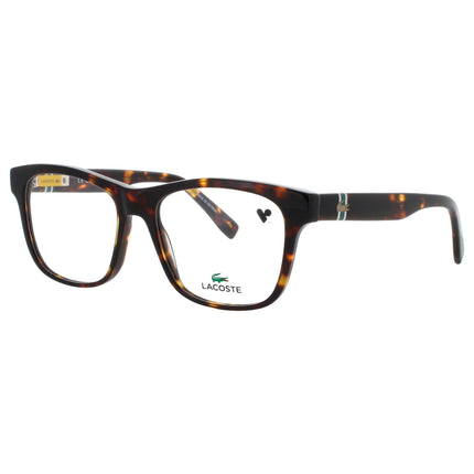 Lacoste Unisex Dark Havana Acetate Full Rim Square Frame Eyeglasses - L2933 N 230 ,