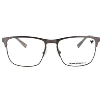 Marchon Men's Matte Dark Gunmetal Metal Full Rim Rectangular Eyeglasses - M-2031 N 073 ,