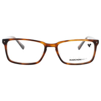 Marchon Men's Tortoise Acetate Full Rim Rectangular Frame Eyeglasses - M-3502 N 215 ,