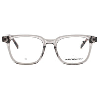 Marchon Unisex Smoke Crystal Acetate Full Rim Square Frame Eyeglasses - M-8517 050 ,