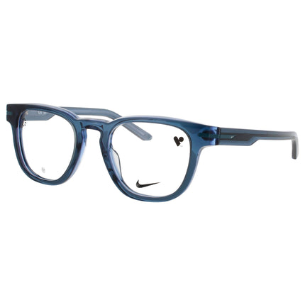 Nike Unisex Teal/Blue Acetate Full Rim Rectangular Shape Frame Eyeglasses - 7175 446 ,