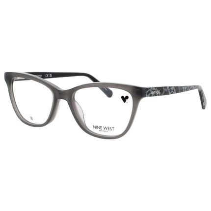 Nine West Men's Charcoal Milky Acetate Full Rim Cat Eye Frame Eyeglasses - NW5228 014 ,