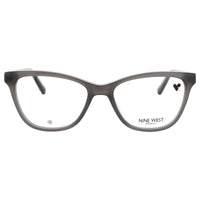 Nine West Men's Charcoal Milky Acetate Full Rim Cat Eye Frame Eyeglasses - NW5228 014 ,