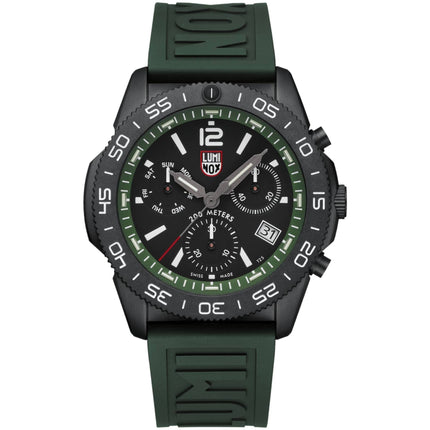 Luminox Pacific Diver Chronograph XS.3147 44mm Swiss Made Diver Watch, 200M, Green ,