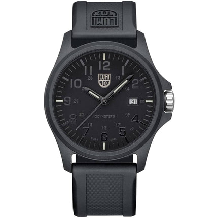 Luminox Moon Valley CARBONOX X2.2402 43mm G-Collection Swiss Made Watch, Black Dial ,