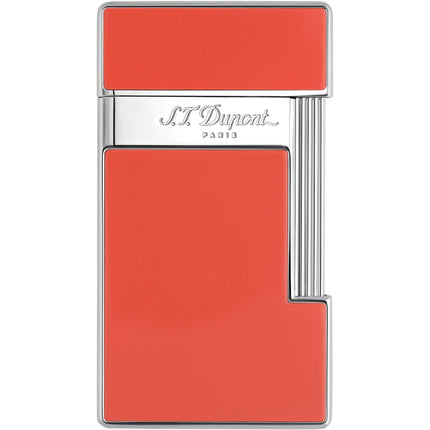 S.T. Dupont Slimmy 028006 Coral Lacquer Luxury Lighter, 9mm Thin, Torch Flame ,