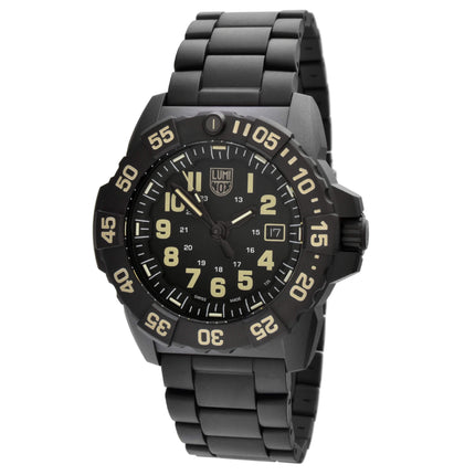 Luminox Men's Watch - Navy Seal 3500 Series Black Dial CARBONOX Strap | XS.3510 ,