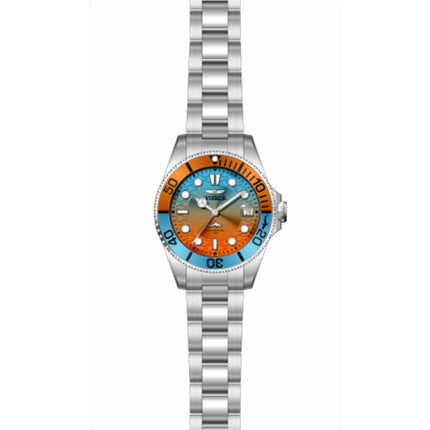 Invicta Pro Diver 50929 Women’s 34mm Stainless Steel Quartz Watch, Blue Orange Dial ,