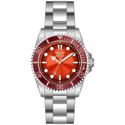 Invicta Pro Diver 50944 Women’s 34mm Quartz Watch with Steel Case and Gradient Dial ,
