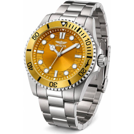 Invicta Pro Diver 50948 Women’s 34mm Quartz Watch, Brown Yellow Gradient Dial ,