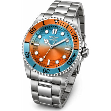 Invicta Pro Diver 50955 Women’s 34mm Watch with Orange and Light Blue Gradient Dial ,