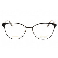 Emozioni Women's Eyeglasses - Matte Black Gold Round Metal Frame | EM 4399 0I46 00 ,