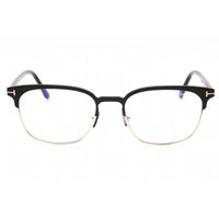 Tom Ford Men's Eyeglasses - Shiny Black Metal Oval Shape Full Rim Frame | FT5799-B 005 ,