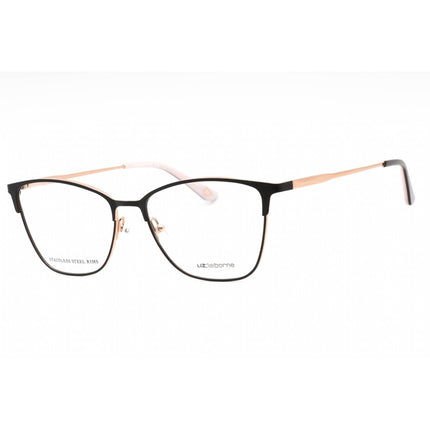 Liz Claiborne Women's Eyeglasses - Matte Black Metal Cat Eye Frame | L 678 0003 00 ,