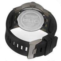 Invicta 11649 Men's DNA Bomber Black Rubber Strap Silver Dial Watch ,