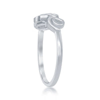 Sterling Silver LOVE Ring - W-9786 ,