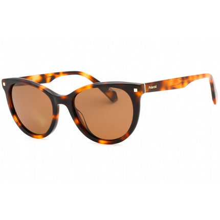 Polaroid Core Women's Sunglasses - Havana Cat Eye Plastic Frame | PLD 4111/S/X 0086 HE ,
