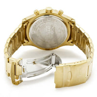 Invicta 1270 Men's Specialty Gold Plated Stainless Steel Gold Tone Dial Chronograph Watch ,