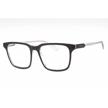 Gucci Men's Eyeglasses - Grey Plastic Rectangular Shape Full Rim Frame | GG1120O 002 ,