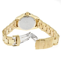 Invicta 12820 Women's Yellow Steel Bracelet Swiss Quartz Pro Diver Diamond Gold Tone Dial Date Watch ,