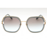 Chopard Women's Sunglasses - Transparent Turquoise Blue Metal Square | SCHG32V 0V93 ,