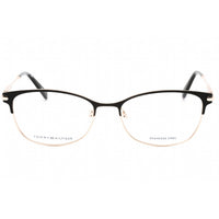 Tommy Hilfiger Women's Eyeglasses - Matte Black Gold Cat Eye Frame | TH 1958 0I46 00 ,