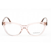 Versace Women's Eyeglasses - Transparent Pink Cat Eye Full Rim Frame | 0VE3315 5339 ,