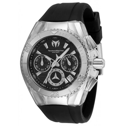 Technomarine Women's Watch - Cruise Star Chronograph Black Dial Strap | TM-120034 ,