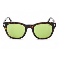 Tom Ford Women's Sunglasses - Dark Havana Plastic Square Full Rim Frame | FT0676 52N ,